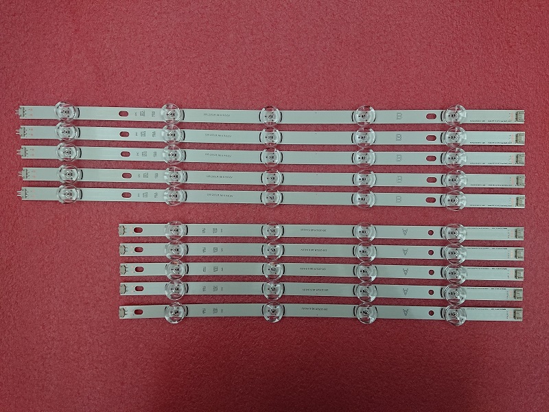 10 PCS LED strip Replacement for LG 49LF5500-UA innotek DRT 3.0 49 inch A B 6916L-1944B 6916L-1945B